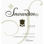 Snowden Reserve Cabernet Sauvignon 2009 Front Label