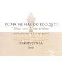 Vigerons de Caractere Domaine Mas Du Bouquet Vacqueyras 2010 Front Label