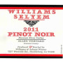 Williams Selyem Allen Vineyard Pinot Noir 2011 Front Label