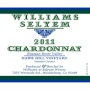 Williams Selyem Hawk Hill Vineyard Chardonnay 2011 Front Label