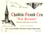 Jean et Sebastien Dauvissat Chablis Les Preuses Grand Cru 2010 Front Label