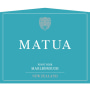 Matua Pinot Noir 2012 Front Label