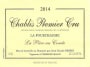 Jean-Claude Bessin La Piece au Comte Chablis La Fourchaume Premier Cru 2014 Front Label