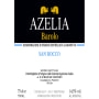 Azelia Barolo San Rocco (1.5 Liter Magnum) 2000 Front Label