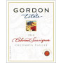 Gordon Brothers Cabernet Sauvignon 2010 Front Label