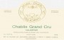 Brocard Chablis Vaudesir Grand Cru 2007 Front Label