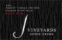 J Vineyards Robert Thomas Vineyard Pinot Noir 2010 Front Label