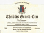 Jean Paul & Benoit Droin  Chablis Valmur Grand Cru 2013 Front Label