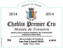 Jean Paul & Benoit Droin  Montee de Tonnerre Chablis Premier Cru 2014 Front Label