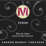 Andrew Murray Tous les Jours Syrah 2012 Front Label