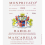 Giuseppe Mascarello Monprivato Barolo 2008 Front Label