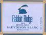 Rabbit Ridge Sauvignon Blanc CA Barrel Cuvee 1999 Front Label