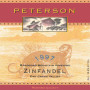 Peterson Bradford Mountain Zinfandel 1997  Front Label