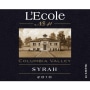 L'Ecole 41 Columbia Valley Syrah 2010 Front Label