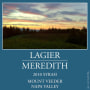 Lagier Meredith Syrah 2010 Front Label