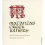 Matanzas Creek Sonoma County Sauvignon Blanc 2012 Front Label