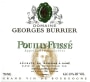 Joseph Burrier Domaine Georges Burrier Pouilly-Fuisse 2009 Front Label