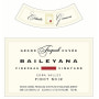 Baileyana Firepeak Pinot Noir 2012 Front Label