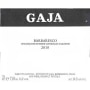 Gaja Barbaresco 2010 Front Label