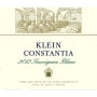 Klein Constantia Sauvignon Blanc 2012 Front Label