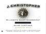 J. Christopher Willamette Valley Cuvee Lunatique Chardonnay 2012 Front Label