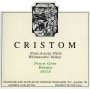 Cristom Pinot Gris 2012 Front Label
