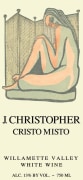 J. Christopher Oregon Cristo Misto White Wine 2015 Front Label