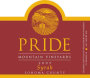 Pride Mountain Vineyards Syrah 2005 Front Label