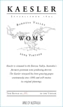 Kaesler WOMS Shiraz - Cabernet 2004 Front Label