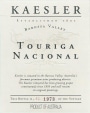 Kaesler Touriga Nacional 2007 Front Label