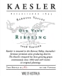 Kaesler Riesling 2008 Front Label