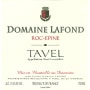 Domaine Lafond Roc-Epine Tavel Rose (375ML half-bottle) 2012 Front Label