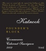 Katnook Estate Founder's Block Cabernet Sauvignon 2009 Front Label