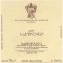 Marchesi di Gresy Barbaresco Martinenga 2009 Front Label