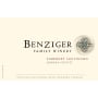 Benziger Sonoma County Cabernet Sauvignon 2011 Front Label