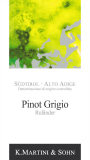 K. Martini & Sohn Sudtirol-Alto Adige Pinot Grigio Rulander 2013 Front Label