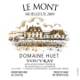 Domaine Huet Le Mont Moelleux (375ML half-bottle) 2009 Front Label