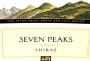 Seven Peaks Shiraz 1996 Front Label