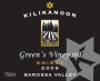 Kilikanoon Green's Vineyard Shiraz 2009 Front Label