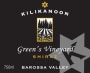 Kilikanoon Green's Shiraz 2012 Front Label