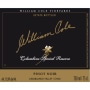 William Cole Columbine Reserve Pinot Noir 2012 Front Label
