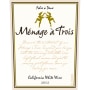 Menage a Trois White Blend 2012 Front Label