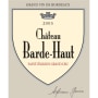 Chateau Barde-Haut  2003 Front Label