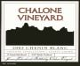 Chalone Estate Chenin Blanc 2003 Front Label