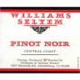 Williams Selyem Central Coast Pinot Noir 2012 Front Label