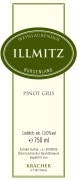 Kracher Illmitz Reserve Pinot Gris 2015 Front Label