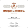 Marques de Murrieta Rioja Reserva 2008 Front Label