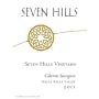Seven Hills Winery Seven Hills Vineyard Cabernet Sauvignon 2011 Front Label