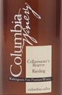 Columbia Winery Cellarmaster Johannisberg Riesling 1999 Front Label