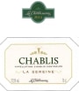 La Chablisienne Chablis La Sereine 2014 Front Label